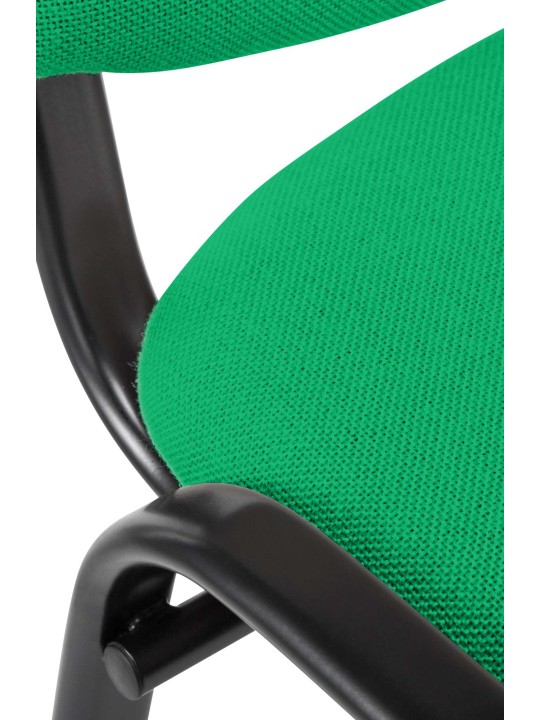 Bezoekersstoel Ken stof, groen