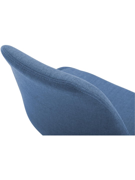Stoel Maverick W stof, blauw Stoel Maverick W stof, blauw