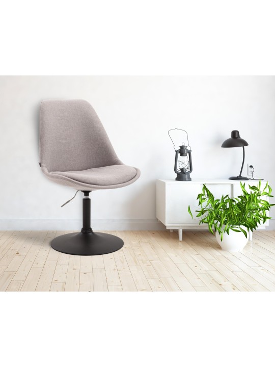 Stoel Maverick B stof, grijs