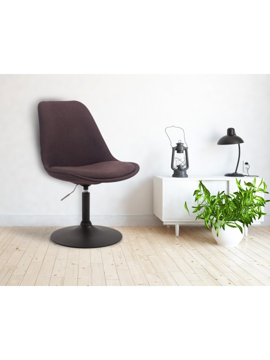 Stoel Maverick B stof, bruin