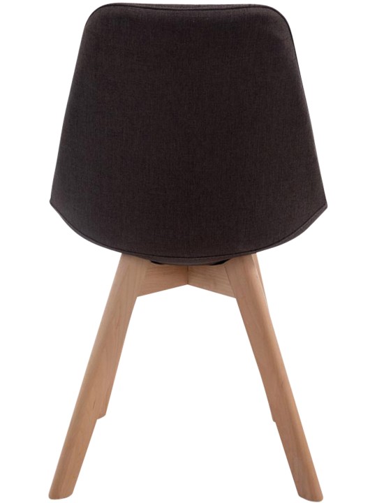 Bezoekersstoel Borneo V2 Natura stof, donkergrijs Bezoekersstoel Borneo V2 Natura stof, donkergrijs