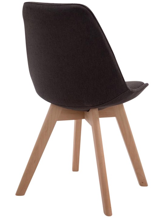 Bezoekersstoel Borneo V2 Natura stof, donkergrijs Bezoekersstoel Borneo V2 Natura stof, donkergrijs