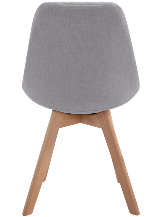 Bezoekersstoel Borneo V2 Natura stof, grijs Bezoekersstoel Borneo V2 Natura stof, grijs