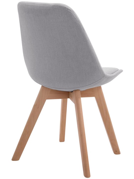 Bezoekersstoel Borneo V2 Natura stof, grijs Bezoekersstoel Borneo V2 Natura stof, grijs