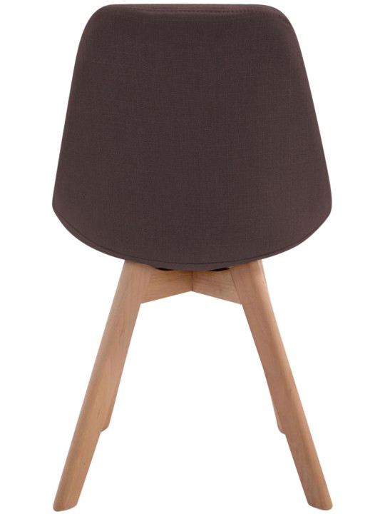 Bezoekersstoel Borneo V2 Natura stof, bruin Bezoekersstoel Borneo V2 Natura stof, bruin