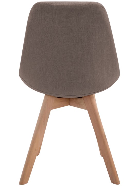 Bezoekersstoel Borneo V2 Natura stof, taupe Bezoekersstoel Borneo V2 Natura stof, taupe