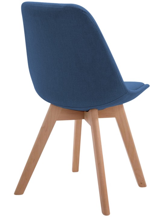 Bezoekersstoel Borneo V2 Natura stof, blauw Bezoekersstoel Borneo V2 Natura stof, blauw