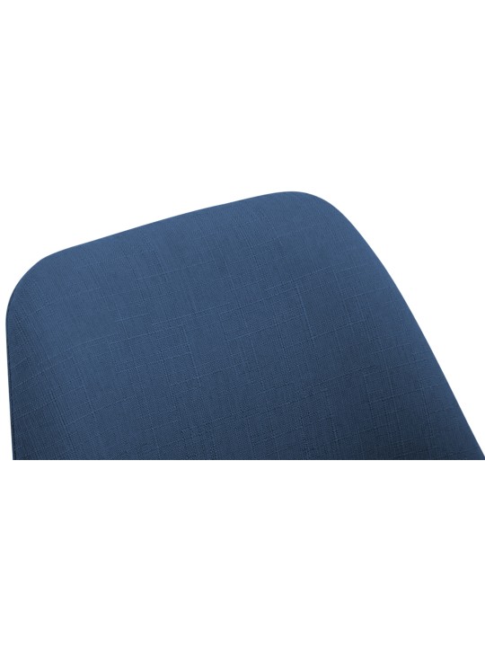 Bezoekersstoel Borneo V2 walnoot stof, blauw Bezoekersstoel Borneo V2 walnoot stof, blauw