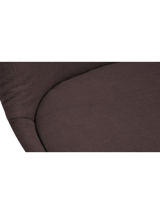 Bezoekersstoel Borneo V2 walnoot stof, bruin Bezoekersstoel Borneo V2 walnoot stof, bruin