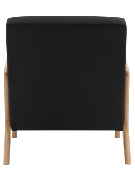 Fauteuil Hibbing stof, zwart Fauteuil Hibbing stof, zwart