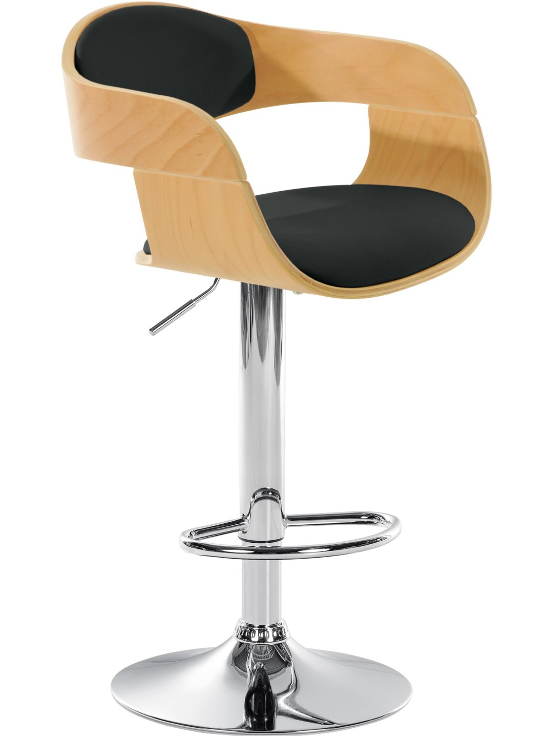 Barkruk Kingston C, naturel/zwart