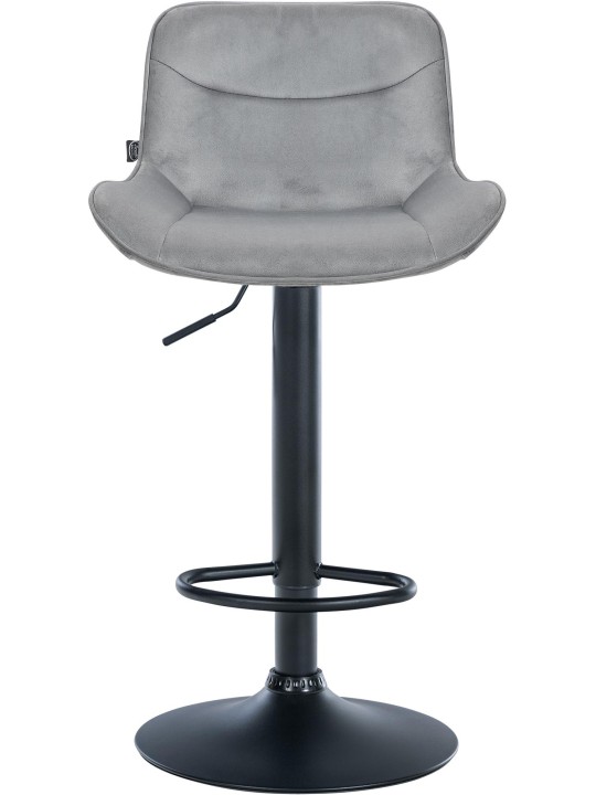 Barkruk Vonore fluweel, grijs Barkruk Vonore fluweel, grijs