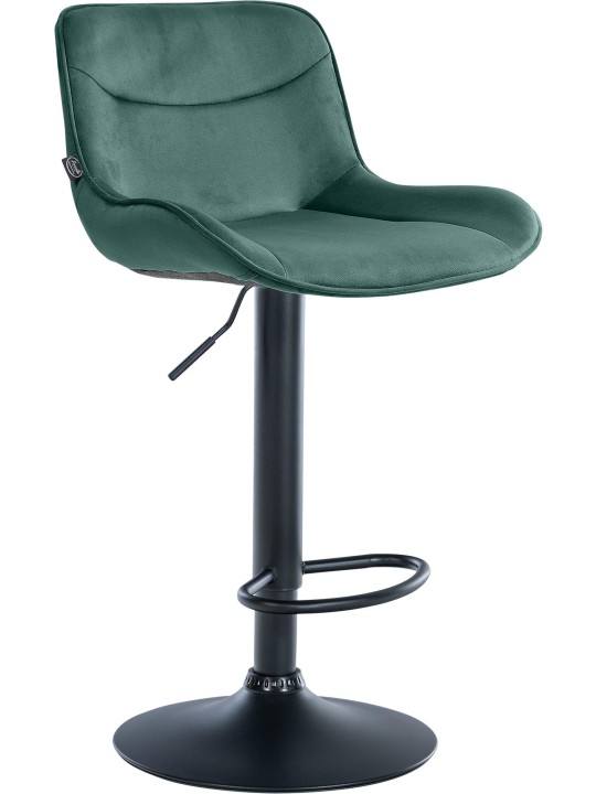 Barkruk Vonore fluweel, groen Barkruk Vonore fluweel, groen