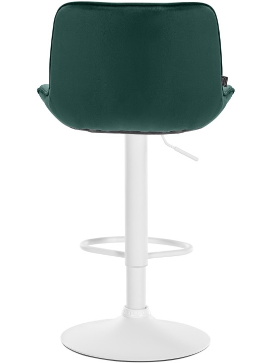 Barkruk Vonore fluweel, groen