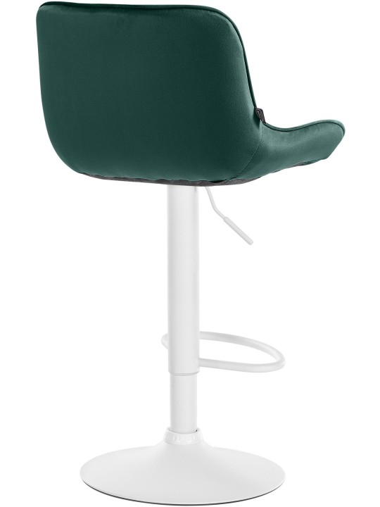 Barkruk Vonore fluweel, groen