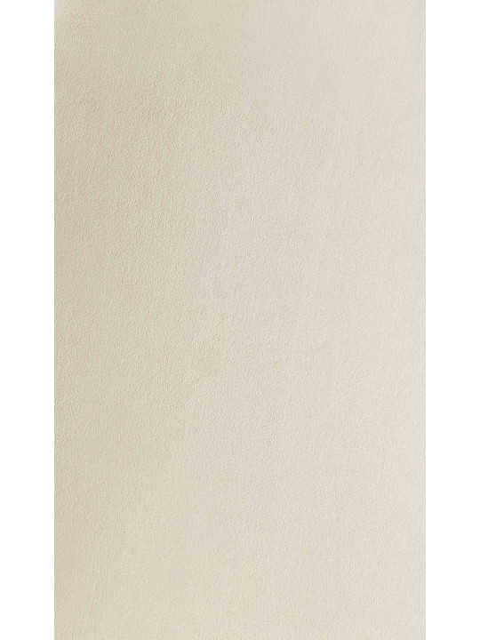 Lewes fluwelen eetkamerstoel, crème