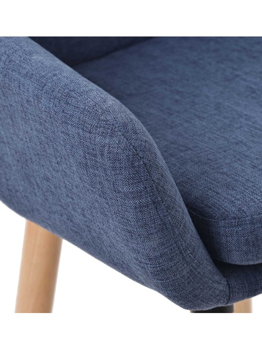 Barkruk Grant stof, donkerblauw