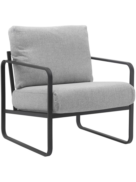 Ligstoel Manea stof, lichtgrijs Ligstoel Manea stof, lichtgrijs