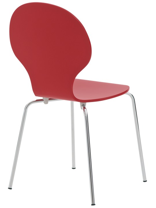 Set van 2 bezoekersstoelen Diego, rood Set van 2 bezoekersstoelen Diego, rood