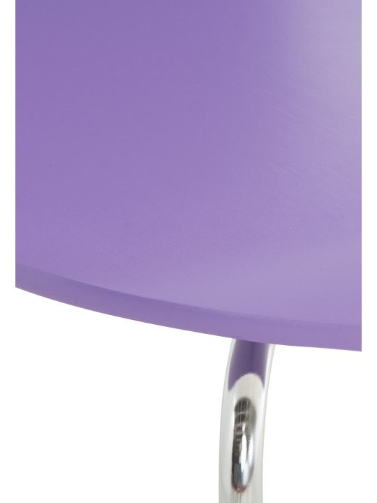 Set van 2 bezoekersstoelen Diego, lila Set van 2 bezoekersstoelen Diego, lila