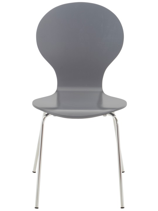 Set van 4 bezoekersstoelen Diego, grijs Set van 4 bezoekersstoelen Diego, grijs