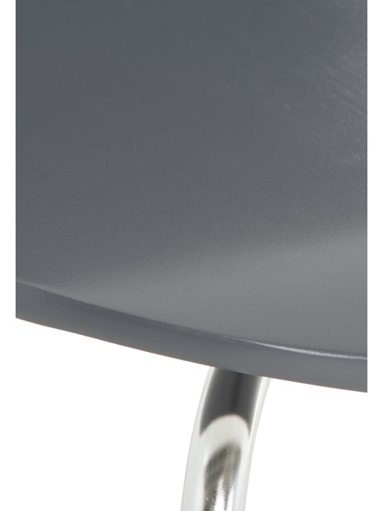 Set van 4 bezoekersstoelen Diego, grijs Set van 4 bezoekersstoelen Diego, grijs