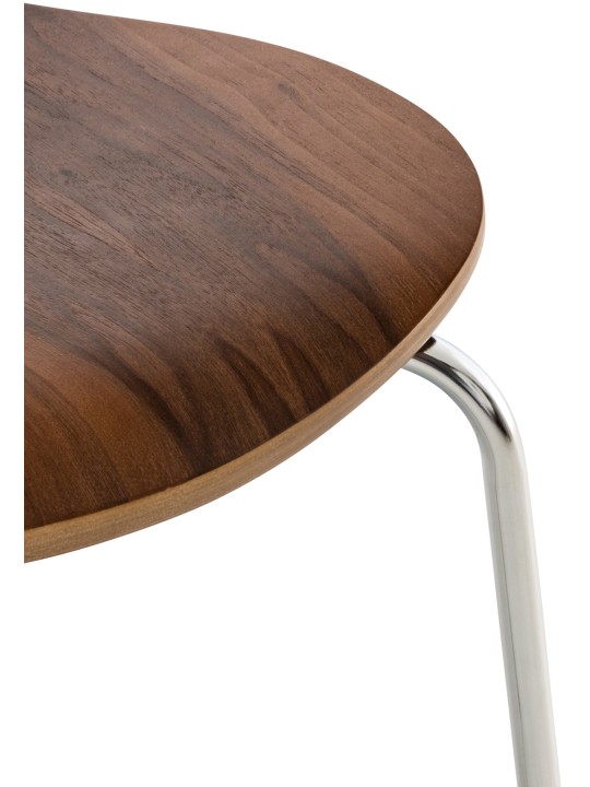 Set van 4 bezoekersstoelen Diego, walnoot Set van 4 bezoekersstoelen Diego, walnoot