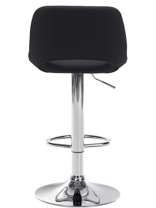 Barkruk Camden stof chroom, zwart Barkruk Camden stof chroom, zwart