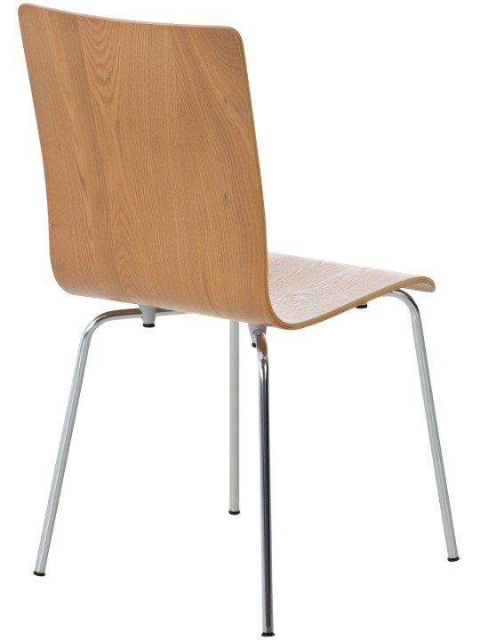 Set van 4 Pepe bezoekersstoelen, eiken