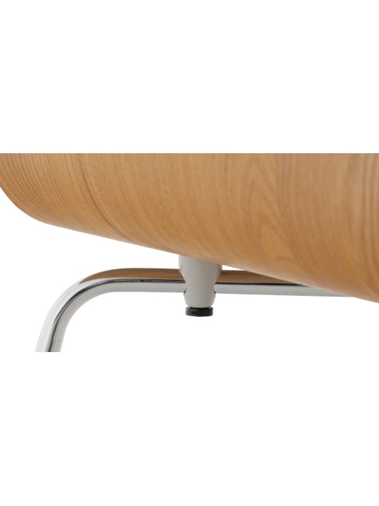 Set van 4 Pepe bezoekersstoelen, eiken