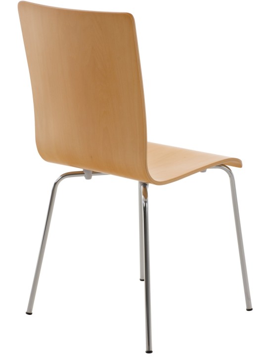 Set van 2 Pepe bezoekersstoelen, naturel Set van 2 Pepe bezoekersstoelen, naturel