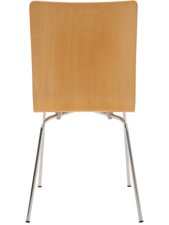 Set van 2 Pepe bezoekersstoelen, naturel Set van 2 Pepe bezoekersstoelen, naturel