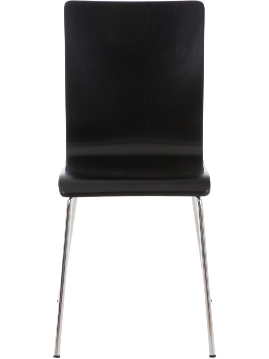 Set van 2 Pepe bezoekersstoelen, zwart