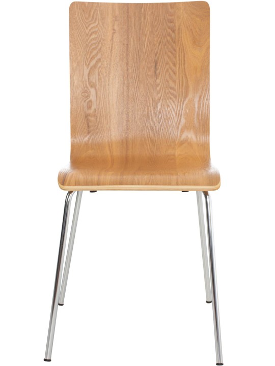 Set van 2 Pepe bezoekersstoelen, eiken