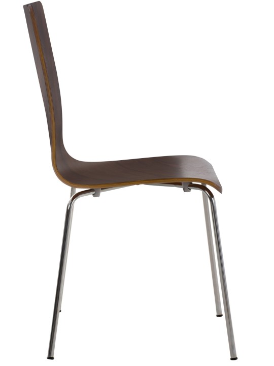 Set van 2 Pepe bezoekersstoelen, walnoot