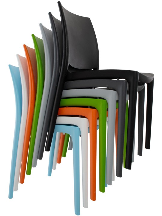 Set van 2 stoelen Maya, olijfgroen