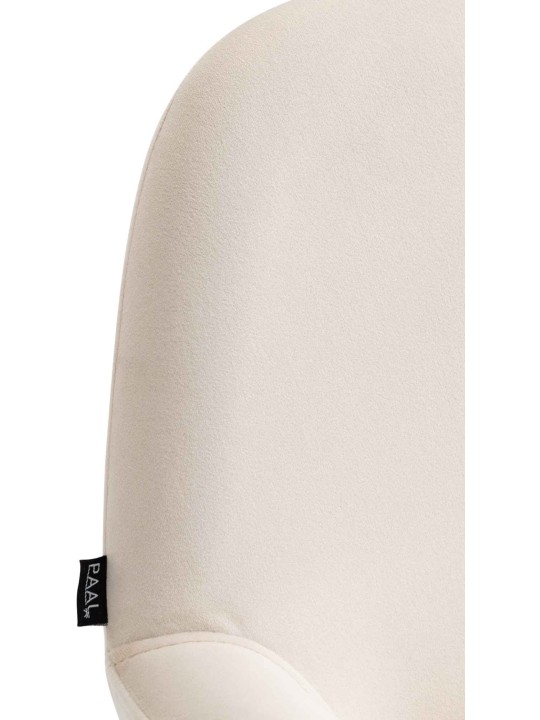 Barkruk Braga Goud Fluweel, crème