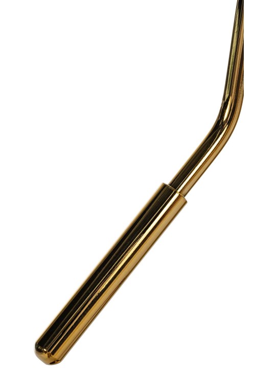 Set van 2 barkrukken Braga goud fluweel, zwart