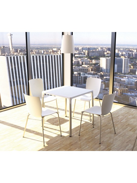 Set van 2 stoelen MIO, wit