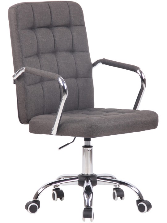 Bureaustoel Terni stof, donkergrijs