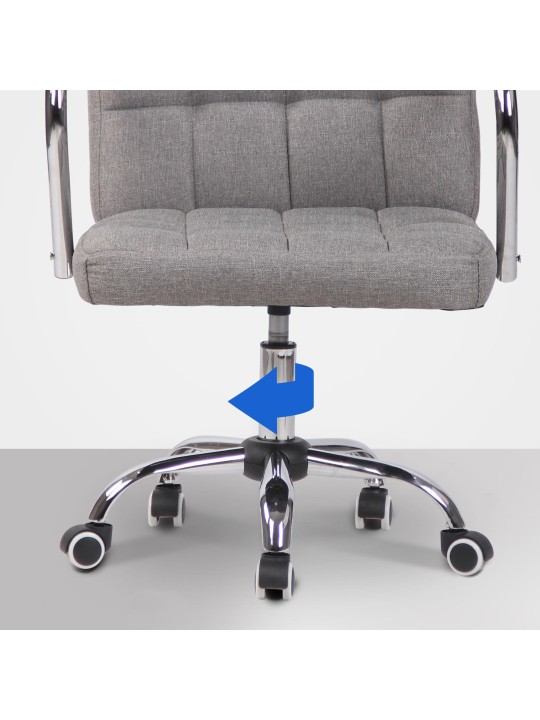 Bureaustoel Terni stof, grijs Bureaustoel Terni stof, grijs