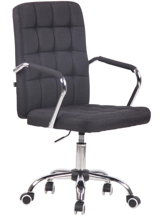 Bureaustoel Terni stof, zwart