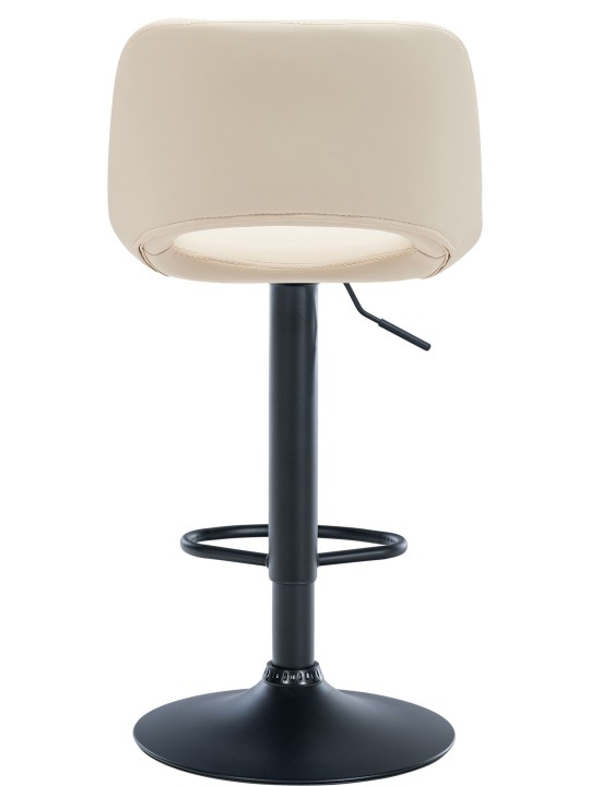 Set van 2 barkrukken Camden kunstleer, crème