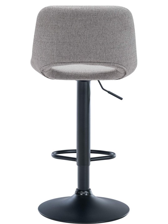 Set van 2 barkrukken Camden stof, lichtgrijs