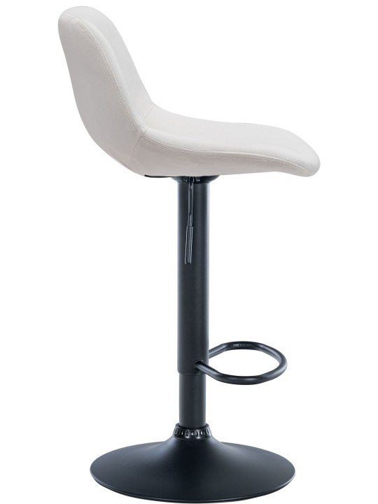 Set van 2 barkrukken Camden fluweel, crème