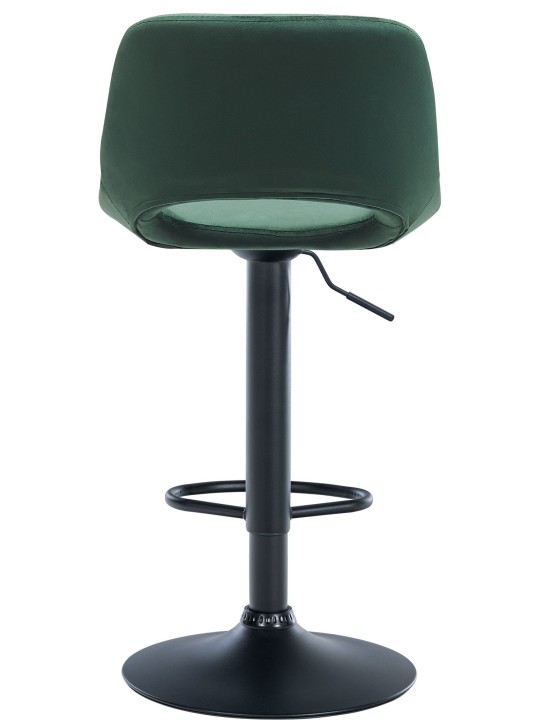 Set van 2 barkrukken Camden fluweel, groen