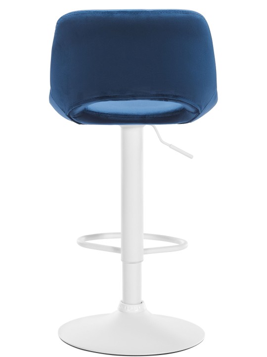 Set van 2 barkrukken Camden fluweel, blauw