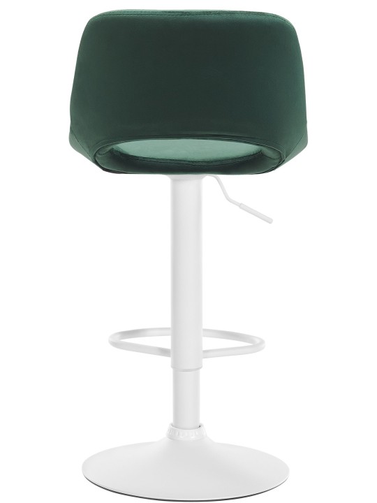 Set van 2 barkrukken Camden fluweel, groen