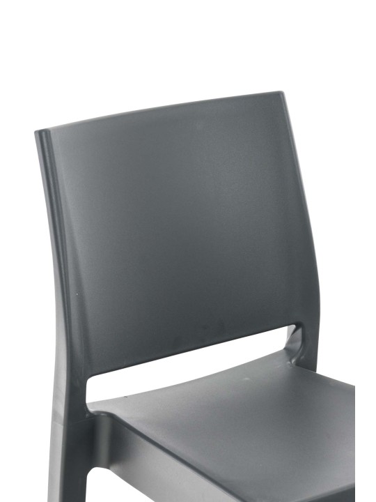 Set van 4 barkrukken Maya, donkergrijs