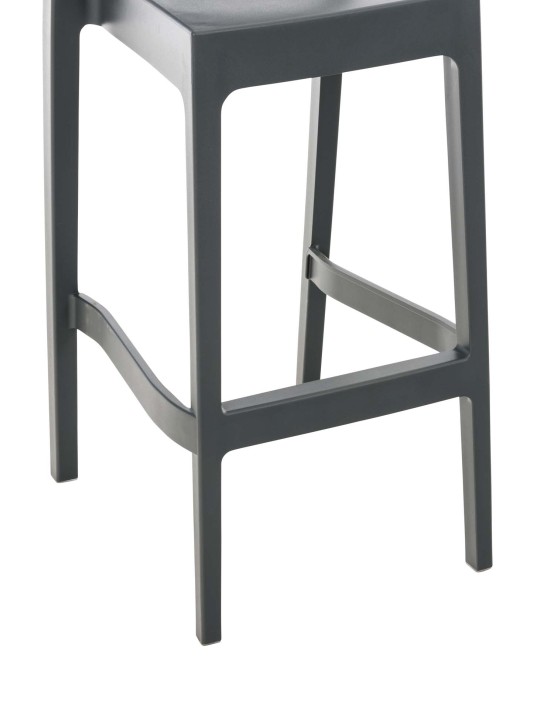 Set van 4 barkrukken Maya, donkergrijs